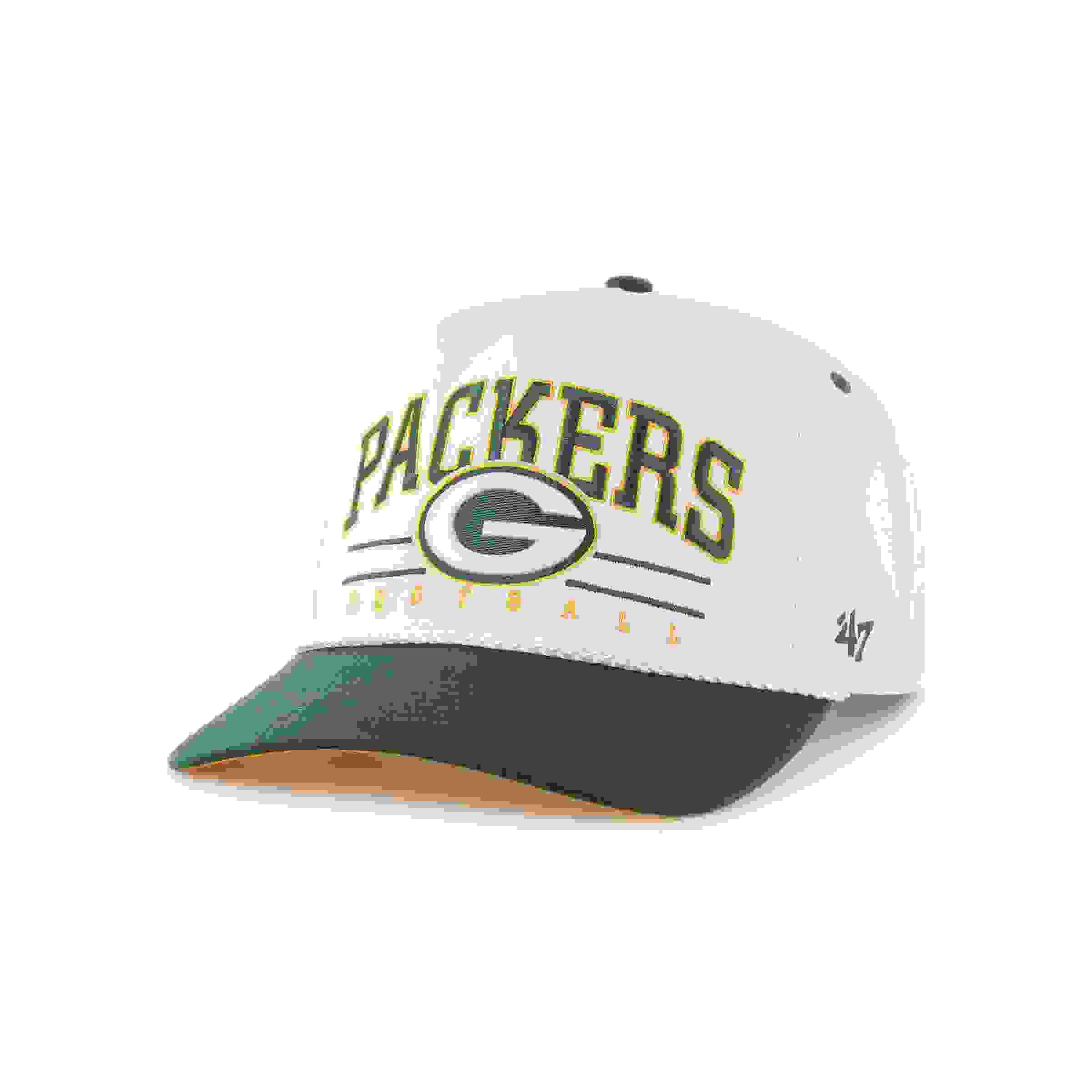 47 Green Bay Packers Roscoe Hitch White Snapback Cap